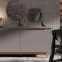 Ver imagem 5 de Buffet / Balcão / Aparador / Bancada Fl 4 Portas Amplo Espaço Interno para Objetos sem Puxadores Ext