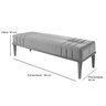 Recamier em Linho Valentin Armchair Decor Linho Cinza - 2