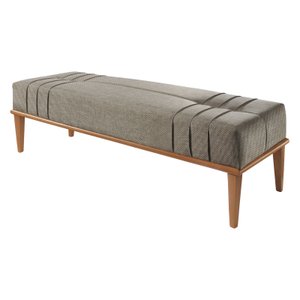 Recamier Em Linho Valentin Armchair Decor Linho Cinza