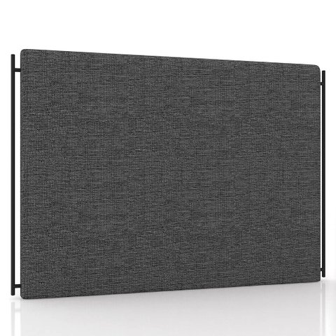 Cabeceira Cama Box Casal 140cm Oscar P02 Linho Cinza Escuro - Mpozenato