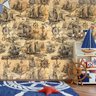 Papel de Parede autocolante decoração mapa Navio Pirata - 1