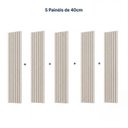 Ver imagem 5 de Painel Ripado para TV até 75 Polegadas Planejado 200x250cm Aruá CabeCasa MadeiraOriginals Off White