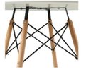 Ver imagem 4 de Mesa de Jantar Redonda Eiffel 90cm Branca com 4 Cadeiras Charles Eames Pretas - Design Moderno, Base