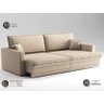 Sofá Tango 2,60m sem Caixa, Retrátil e Reclinável Linho Soft Bege - Netsofas - 3