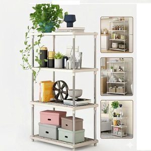 Estante Multiuso 4 Prateleira Organizador Cozinha Lavanderia