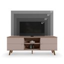 Ver imagem 6 de Rack para TV até 75 Polegadas 180cm Aracaju Cinza e Marrom