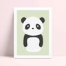 Placa Quadro Infantil Menina Menino animal filhote panda - 1