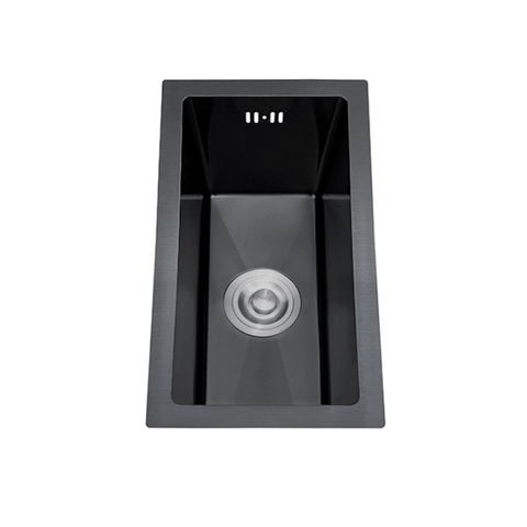 Cuba em Aço Inox 304 Square Black - Big Obra (24x44x20)