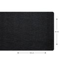 Ver imagem 5 de 1 Caminho Trilho Mesa Impermeável PVC Juta Preto 42x140