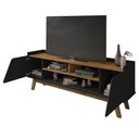 Ver imagem 6 de Rack Bancada para Tv 65 Pol 160cm Titan B02 Preto Fosco/naturalle - Mpozenato