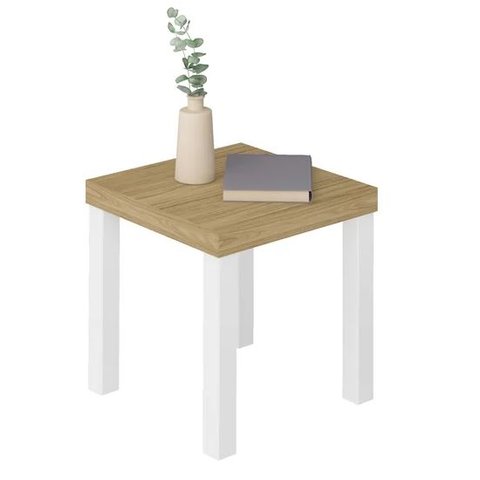 Mesa de Apoio Up Carvalho/Off White Artely