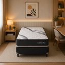 Ver imagem 2 de Colchão Solteirão Sr Life Comfort Plus Molas Ensacadas Espuma D45 96x203x28cm Cinza