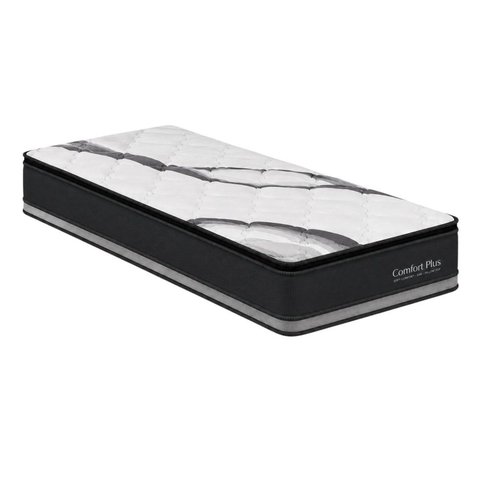 Colchão Solteirão Sr Life Comfort Plus Molas Ensacadas Espuma D45 96x203x28cm Cinza