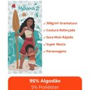 Ver imagem 7 de Toalha de Banho Infantil Moana Felpuda Algodão Praia Piscina Lepper