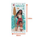 Ver imagem 5 de Toalha de Banho Infantil Moana Felpuda Algodão Praia Piscina Lepper