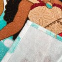Ver imagem 3 de Toalha de Banho Infantil Moana Felpuda Algodão Praia Piscina Lepper