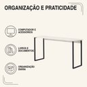 Ver imagem 6 de Escrivaninha Gamer Office 1,10 Klm 110x45 cm Compacta Klm Store