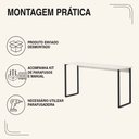 Ver imagem 5 de Escrivaninha Gamer Office 1,10 Klm 110x45 cm Compacta Klm Store