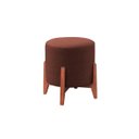Ver imagem 1 de Puff Decorativo Luxo Thor Banqueta em Veludo - Terracota