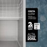 Freezer e Conservador Expositor Horizontal Eos 247l 2 Portas de Vidro Eeh300xx 220v - 2