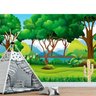 Papel Parede Quarto Cenário Floresta Encantada Infantil PI025 - 1