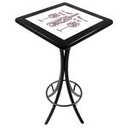 Ver imagem 1 de Mesa Madeira Azulejo 60x60cm - Bistrô Fixa 98cm - Preta - More Wine
