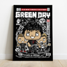 Quadro Decorativo Rock Mdf Green Day Ro016 - 1