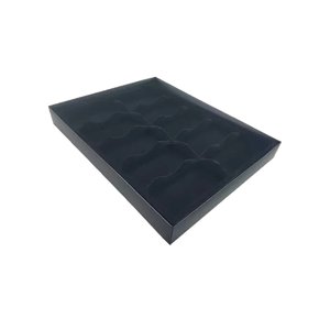 Organizador para Oculos em Veludo 42x32 Preto Po-01av Ideal Pack