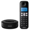 Telefone S/ Fio Viva Voz Registro Chamadas Philips D131 - 2