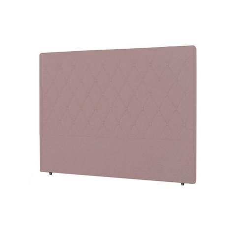 Cabeceira Camponesa Plus Solteiro 900mm Veludo Rose - Simbal