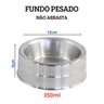 Kit 2 Pote Comedouro Mini Alumínio Pesado Pets 350ml Jjb - 3