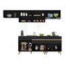 Armário De Cozinha 260cm Com Leds Multimóveis Preto/dourado - 4