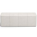 Ver imagem 2 de Kit Cabeceira Cama Box King 195cm com Calçadeira Roma W01 Linho Champagne - Lyam Lyam Decor