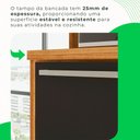 Ver imagem 7 de Cozinha Compacta 4 Peças 9 Portas 2 Gavetas Paris Sallêto Móveis