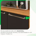 Ver imagem 6 de Cozinha Compacta 4 Peças 9 Portas 2 Gavetas Paris Sallêto Móveis
