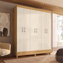 Ver imagem 1 de Guarda-Roupa Casal 6 Portas Falco Yescasa