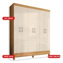 Ver imagem 3 de Guarda-Roupa Casal 6 Portas Falco Yescasa