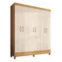 Ver imagem 2 de Guarda-Roupa Casal 6 Portas Falco Yescasa