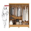 Ver mais imagens de Guarda-Roupa Casal 6 Portas Falco Yescasa