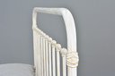 Ver imagem 4 de Cama de Ferro Patente Queen - Sem Peseira - Branco Envelhecido
