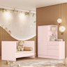 Jogo de Quarto Infantil Gr e Cômoda e Berço 1340 Doce Sonho:rosa - 1