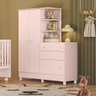 Jogo de Quarto Infantil Gr e Cômoda e Berço 1340 Doce Sonho:rosa - 16