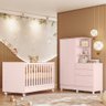 Jogo de Quarto Infantil Gr e Cômoda e Berço 1340 Doce Sonho:rosa - 2