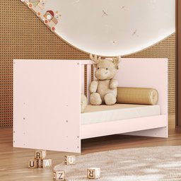 Jogo de Quarto Infantil Gr e Cômoda e Berço 1340 Doce Sonho:rosa - 11