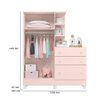 Jogo de Quarto Infantil Gr e Cômoda e Berço 1340 Doce Sonho:rosa - 17