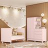 Jogo de Quarto Infantil Gr e Cômoda e Berço 1340 Doce Sonho:rosa - 3