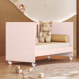 Jogo de Quarto Infantil Gr e Cômoda e Berço 1340 Doce Sonho:rosa - 10