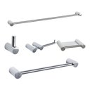 Ver imagem 2 de 2 Kits Acessórios De Banheiro Bellus 5 Peças Inox B7002