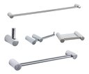 Ver imagem 2 de 2 Kits Acessórios De Banheiro Bellus 5 Peças Inox B7002