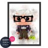Personagem Carl Fredricksen Filme Up Quadro Decorativo - 1